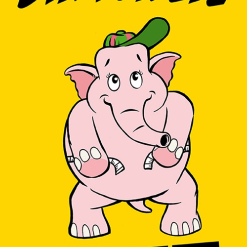 Schild Spruch Diätfreie Zone Elefant Essen JW