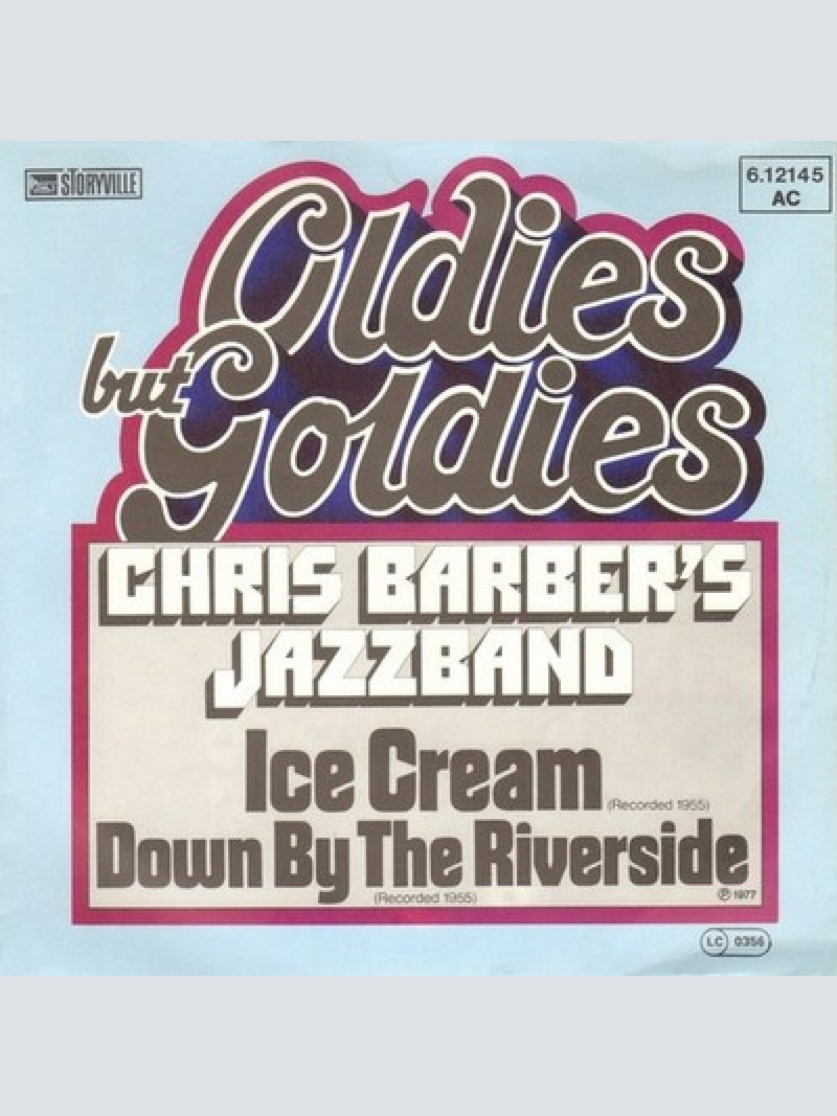 7", RE Chris Barber's Jazzband* - Ice Cream / Down By The Riverside