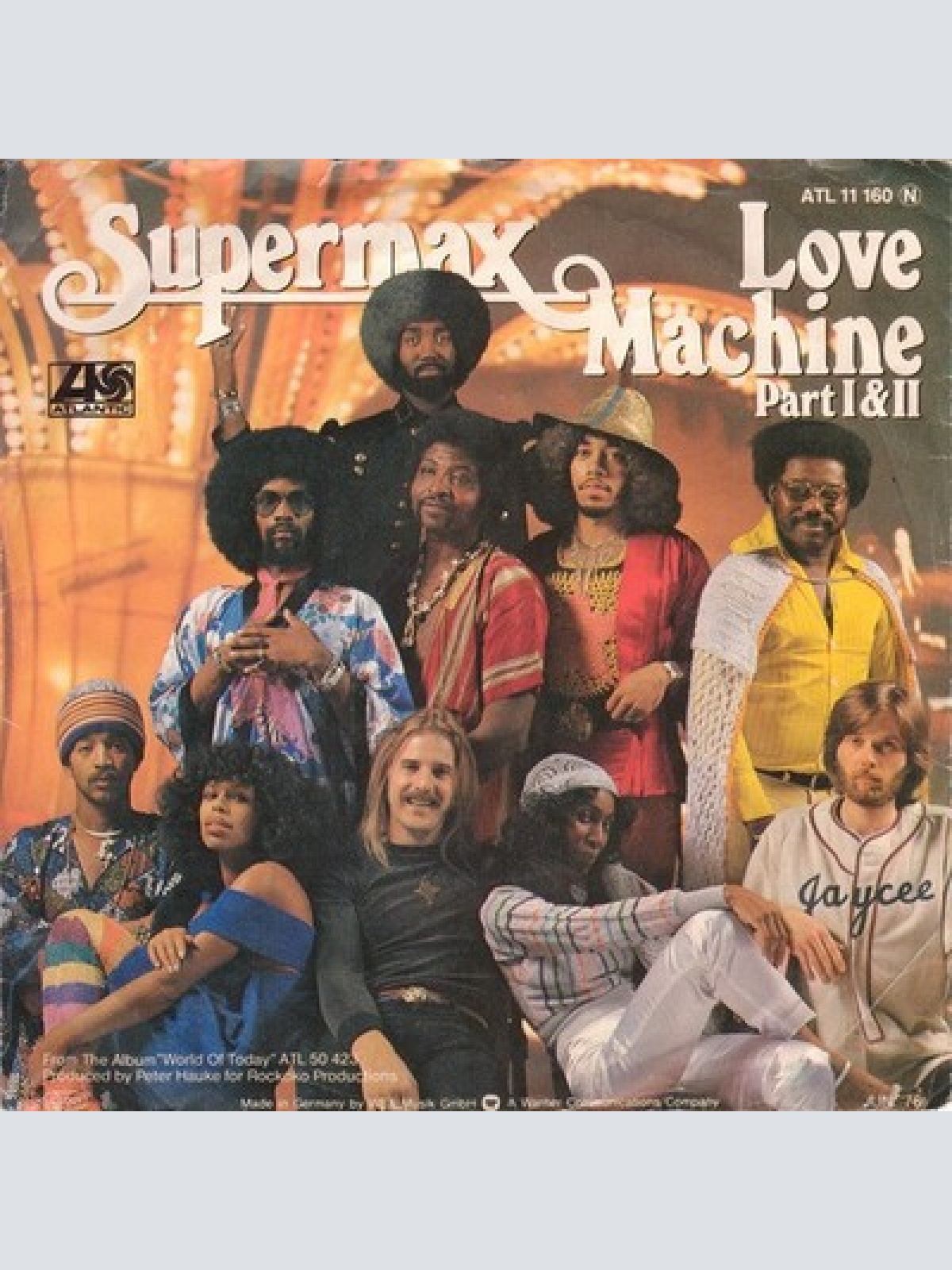 7", Single Supermax - Love Machine (Part I & II)