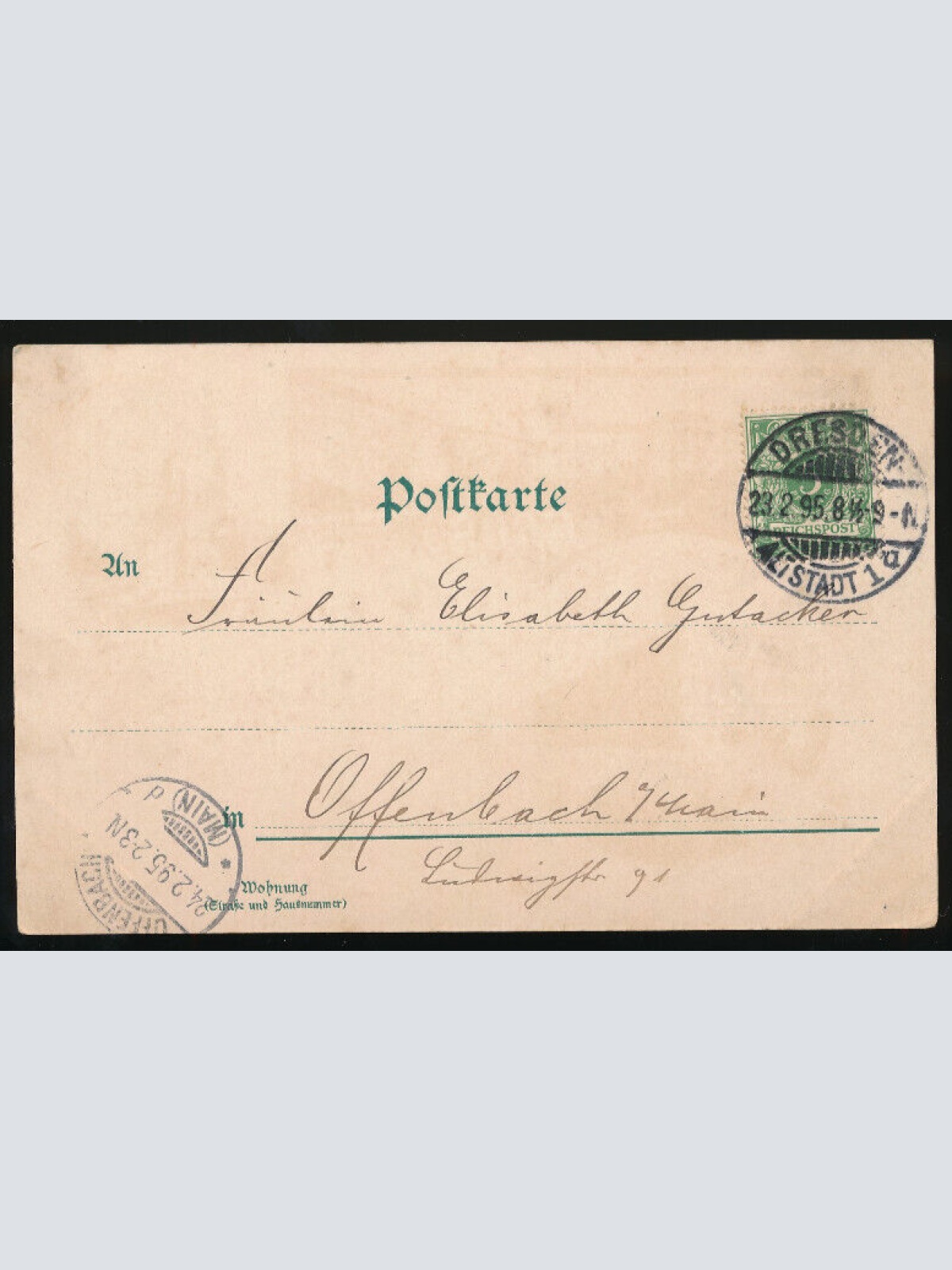 Litho-Karte gruss aus Dresden Sachen (588)