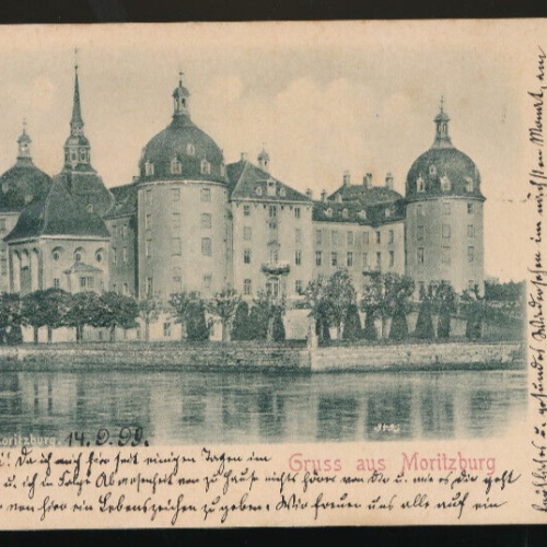 Relief - Karte gruss aus Moritzburg Sachsen (628)