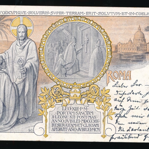 AK aus Roma - Rom mit Jesus und Pabst - Päbste (474)