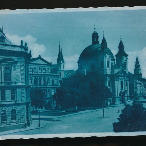 AK aus Kremsier Fürstenbergplatz - Kromeriz Fürstenbergovo nám Tschechien (471)