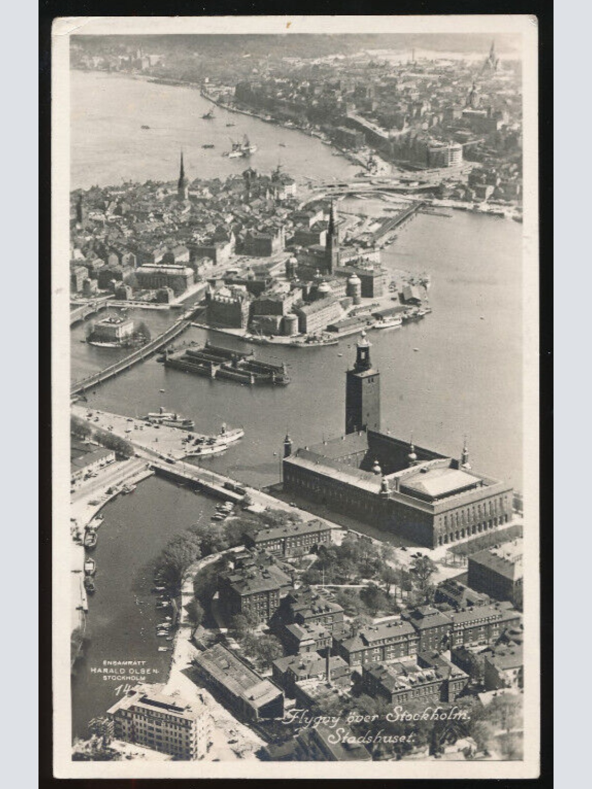 AK aus Stockholm Luftbild Schweden (690)