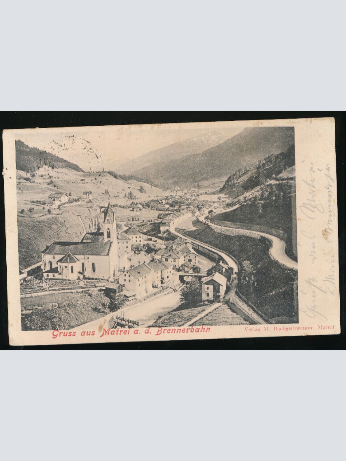 AK gruss aus Matrei an der Brennerbahn Tirol (705)