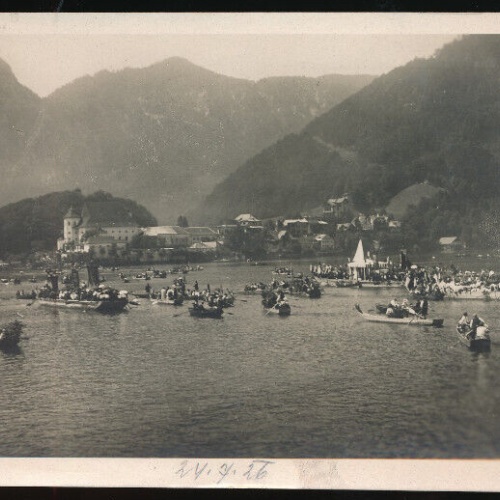 AK aus Traunkirchen Fronleichnamsprzession am Traunsee Oberösterreich (772)