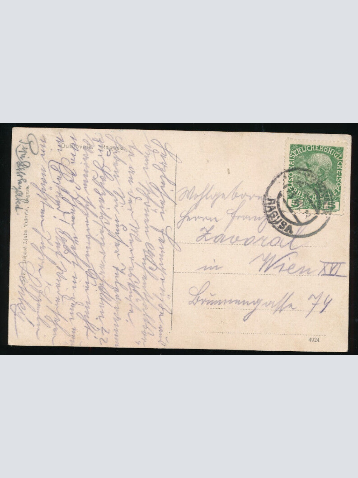 AK aus Dubrovnik - Raguse Kroatien (737)