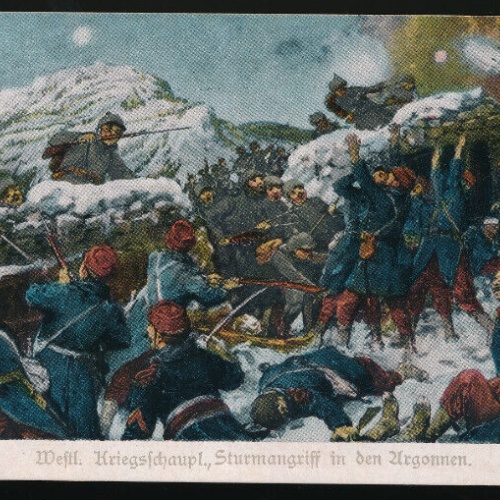 AK Strumangriff in den Argonnen (744)