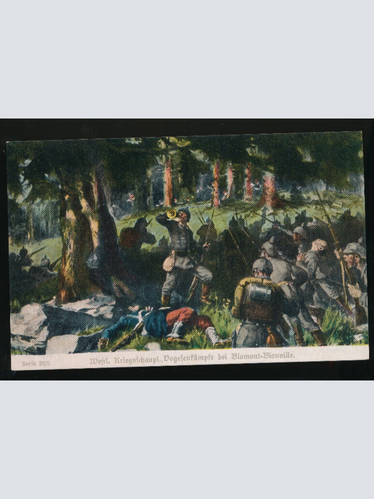 AK Kriegschauplatz Vogesenkämpfe bei Blamont-Bionville (750)