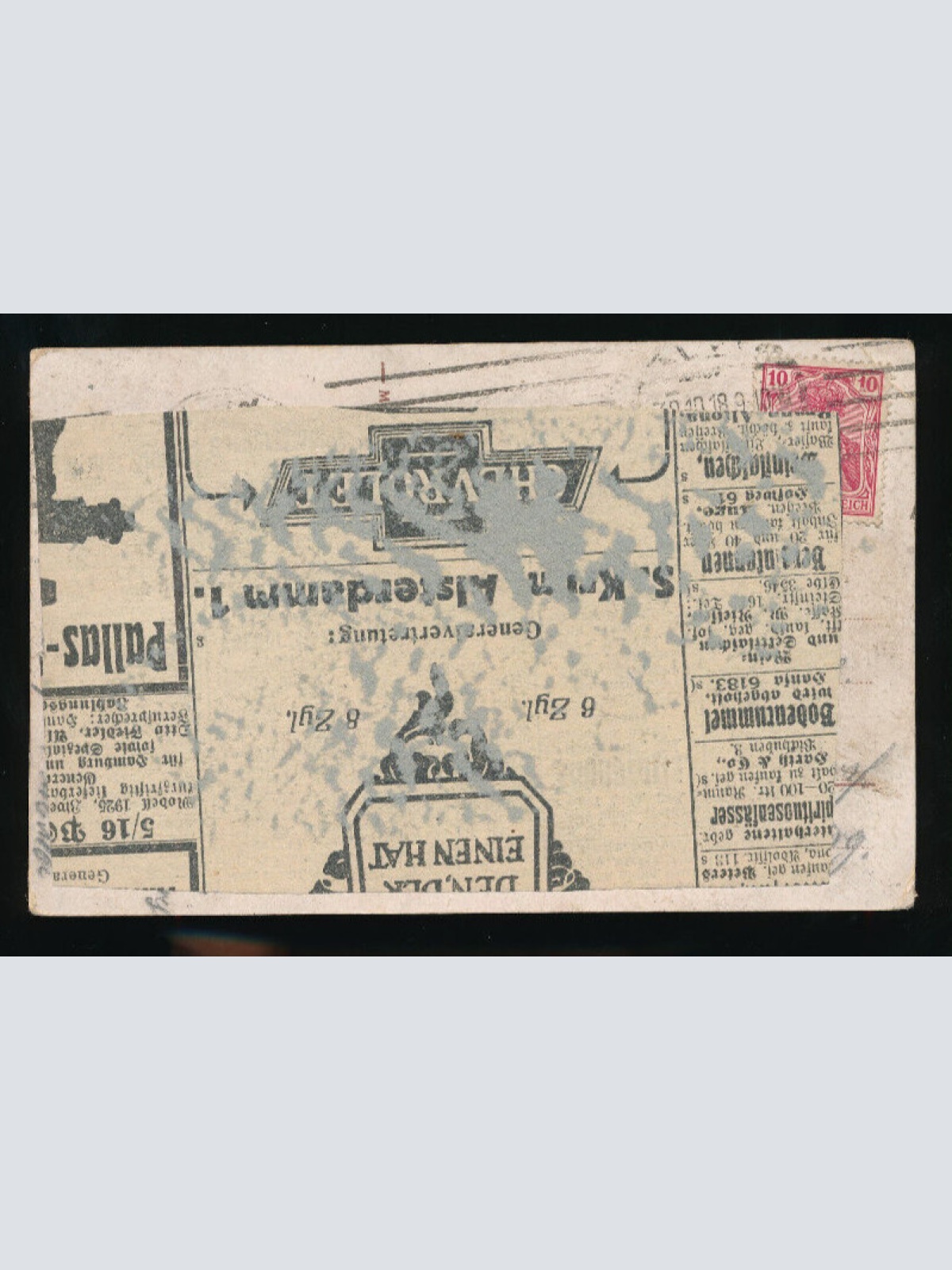 AK aus Buxtehude gruss aus der Schmiede Christ.Eberstein Vorstahlmeister (502)