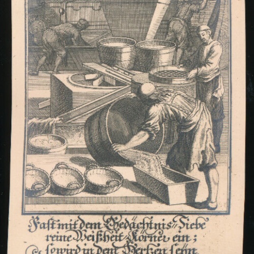 AK Berufe des Mittelalters, Handwerk, Müllner Mühle (695)