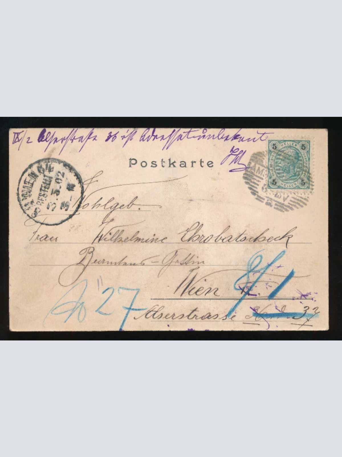 AK aus Amstetten mit Schloss Wallsee Niederösterreich (214)