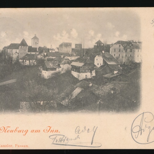 AK gruss aus Neuburg am Inn Deutschland (198)
