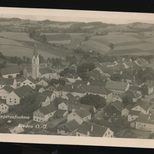 AK aus Riedau Fliegeraufnahme Oberösterreich (209)