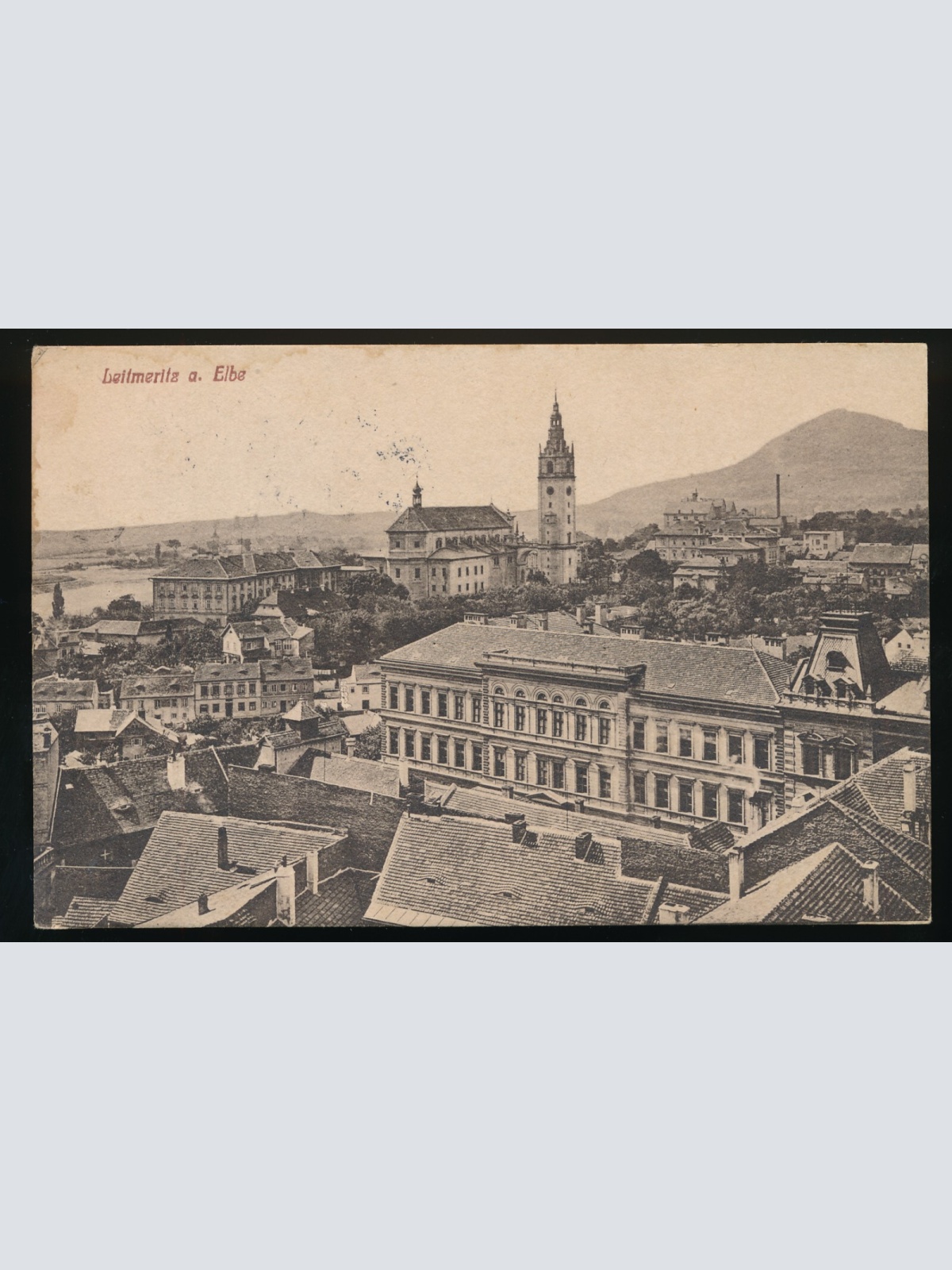 AK aus Leitmeritz a. Elbe Tschechoslowakei (81)