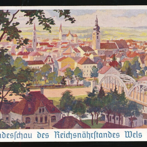 AK aus aus Wels Landesschau des Reichsnährstandes Oberösterreich (954)