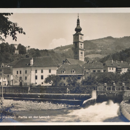 AK aus Wolfsberg Partie an der Lavant Kärnten (402)
