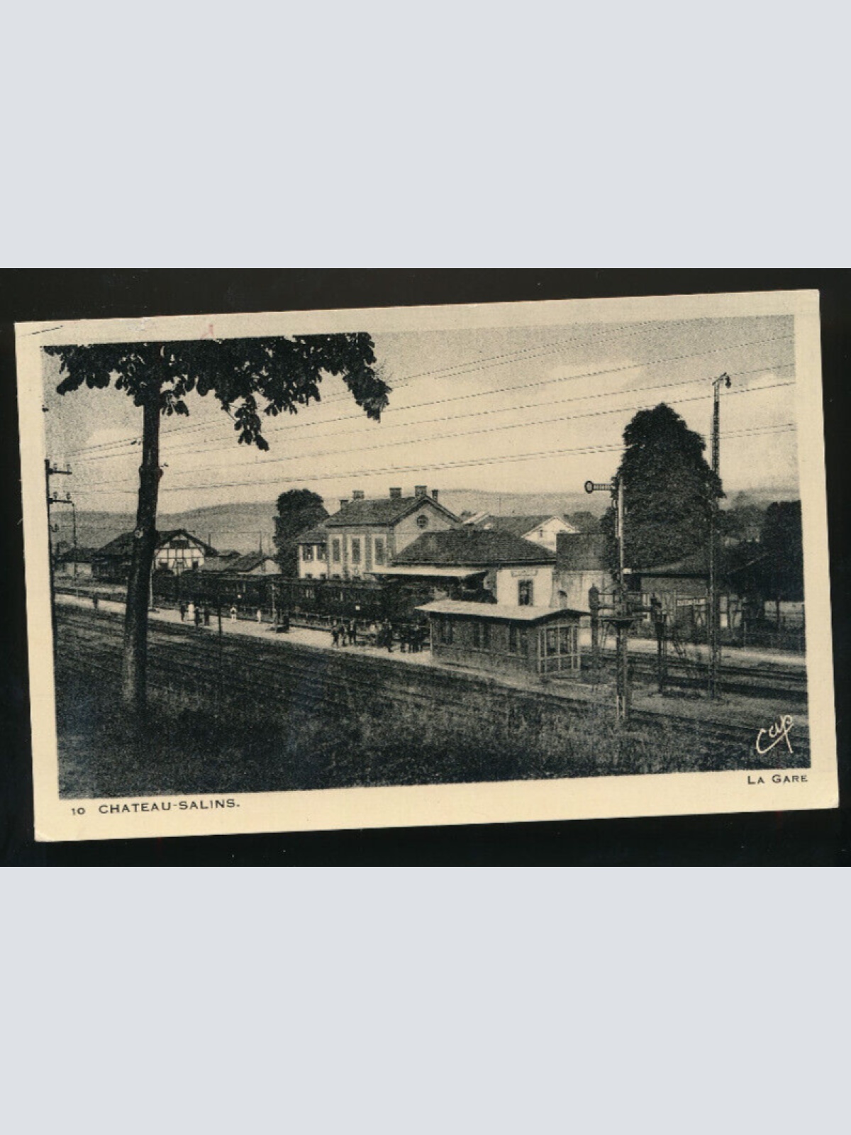 AK aus Chateau - Salins mit Bahnhof (1002)