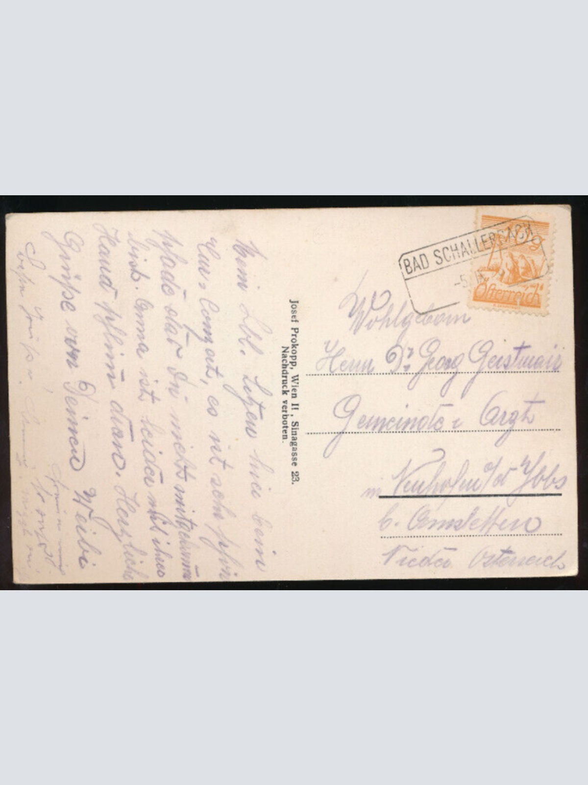AK aus Bad Schallerbach Oberösterreich (867)