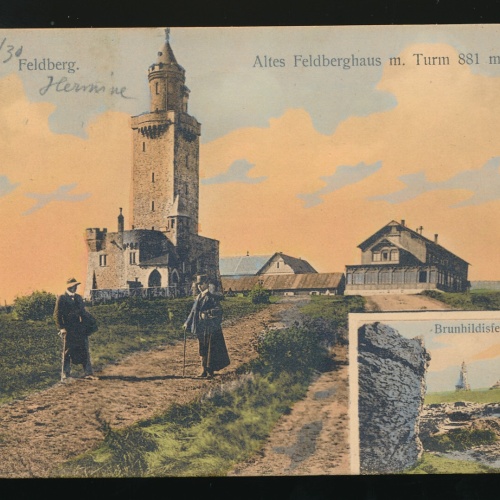 AK aus Feldberg Altes Feldberghaus Baden-Württemberg (201)