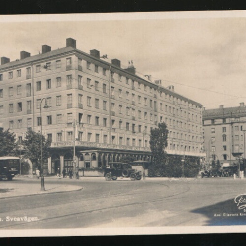 AK aus Stockholm Sveavägen Strassenansicht Schweden (919)