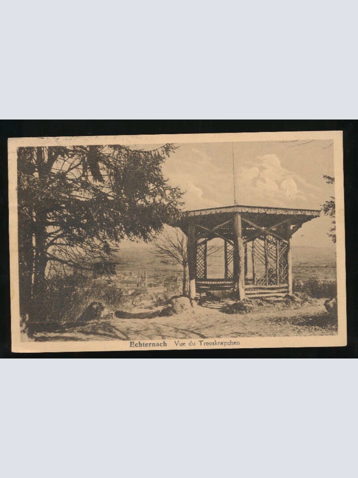 AK aus Echternach Vue du Troosknepchen Luxemburg (1106)
