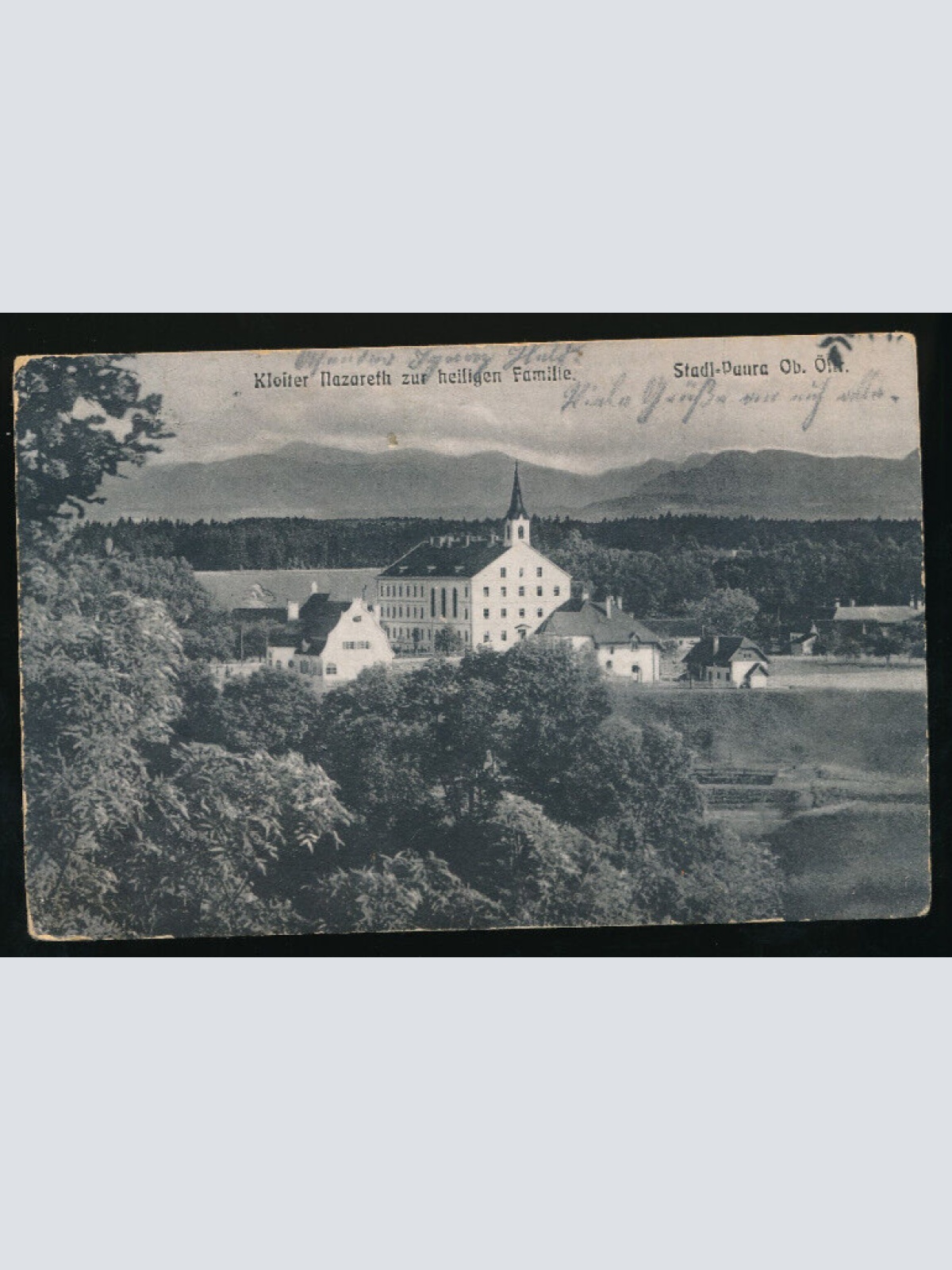 AK aus Stadl-Paura Kloster Nazareth zur Heiligen Familie Oberösterreich (1128)