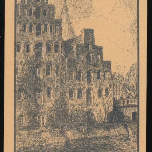 AK aus Lübeck Salzspeicher Schleswig-Holstein Deutschland (1143)