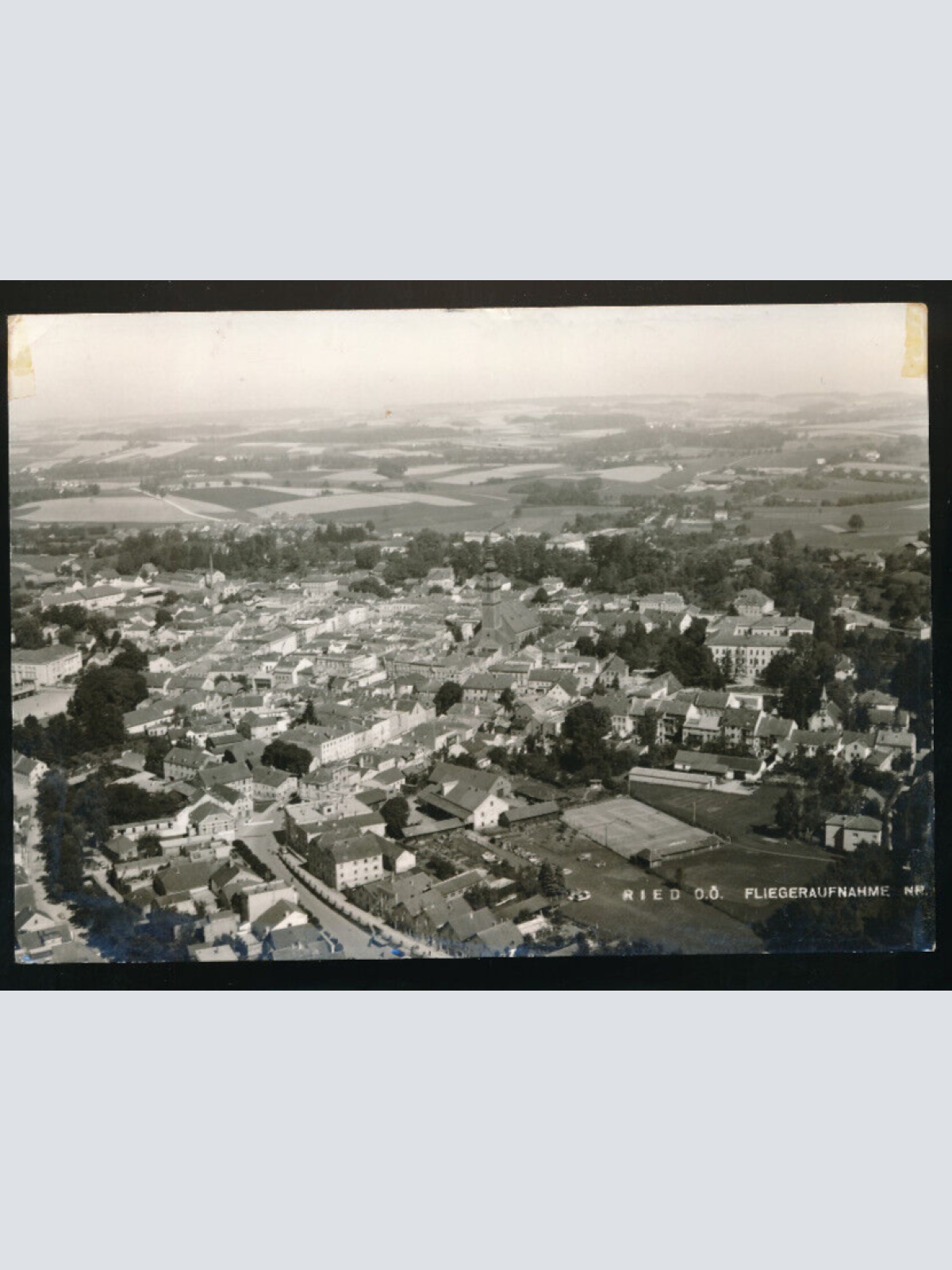 AK aus Ried Fliegeraufnahme Oberösterreich (1020)