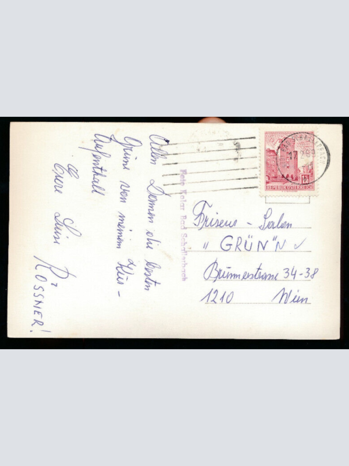 AK aus Bad Schallerbach mit Wlasakheim Oberösterreich (1045)