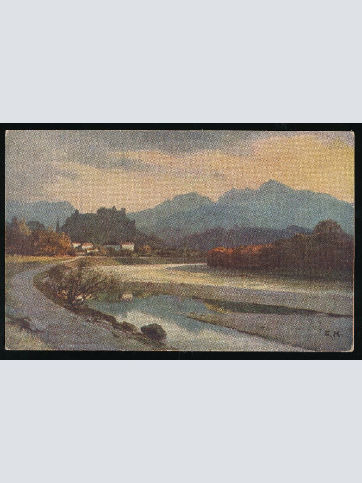 Künstler-Karte aus Salzburg (1043)