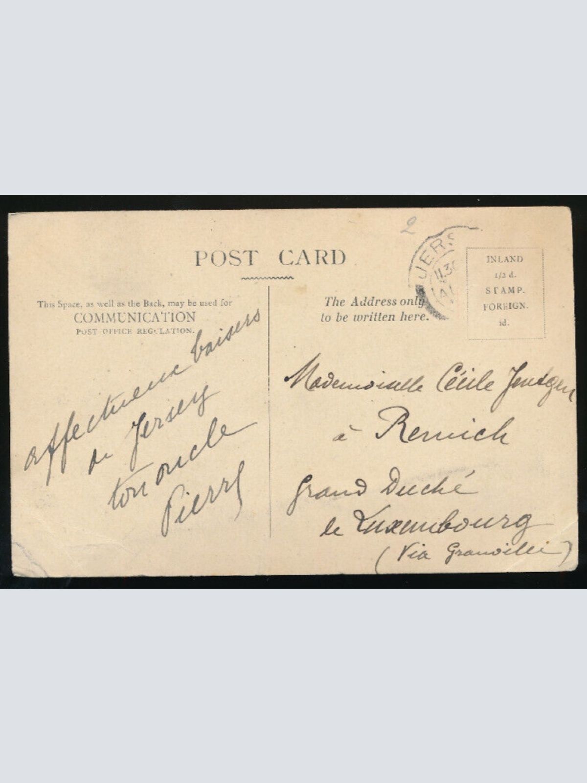 AK aus Jersey Greve de Lecq (Kanalinseln) (837)