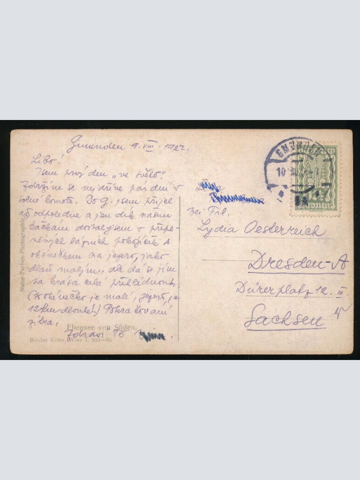 AK aus Ebensee Oberösterreich (827)