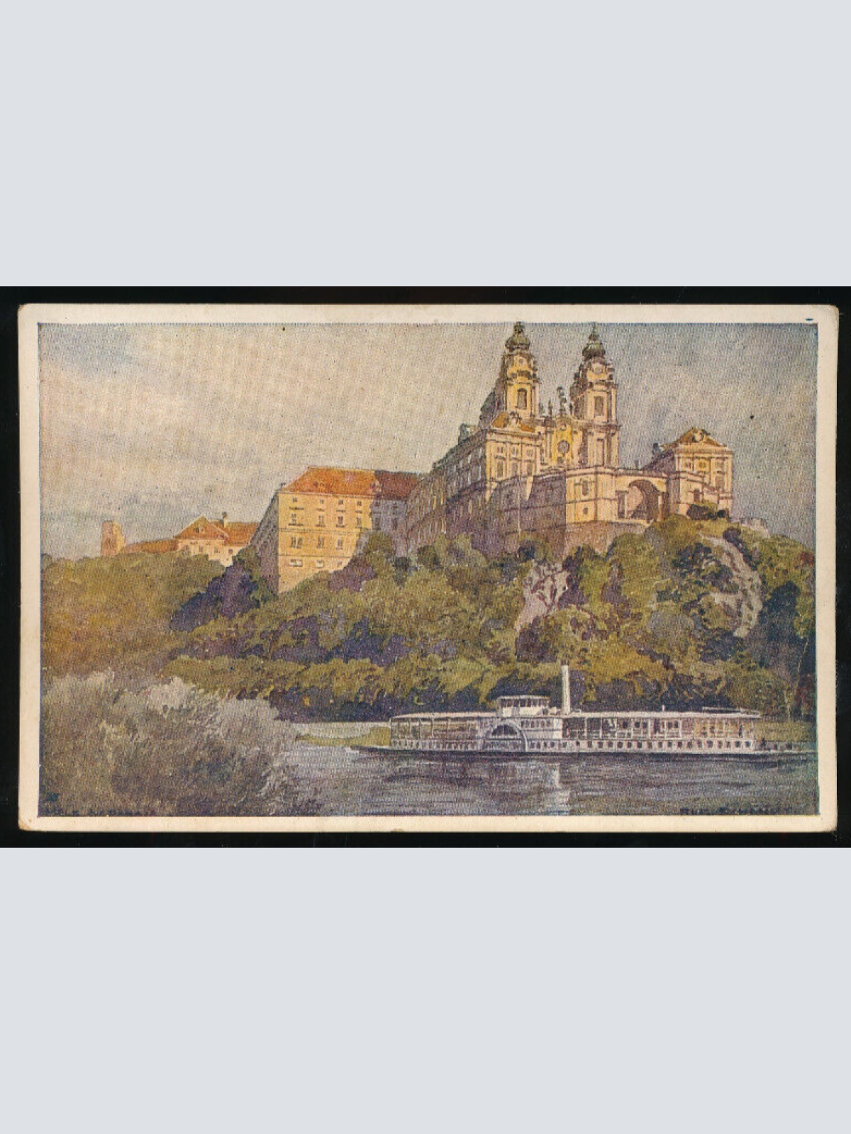 AK aus Melk Donau Dampfsdhiffahrts gesellschaft Wien Niederösterreich (1466)