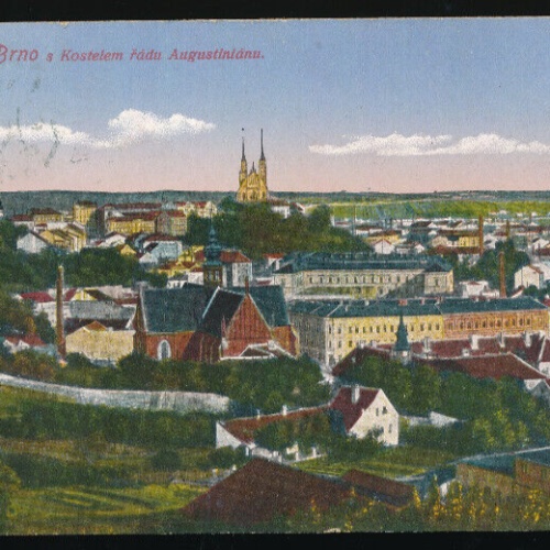 AK aus Stare Brno Kostelem radu Augustinianu Tschechien (1424)