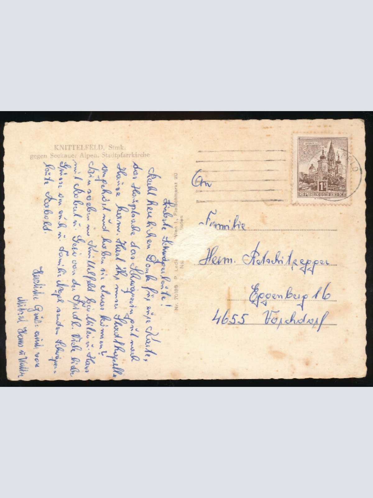 AK aus Knittelfeld Steiermark (1462)