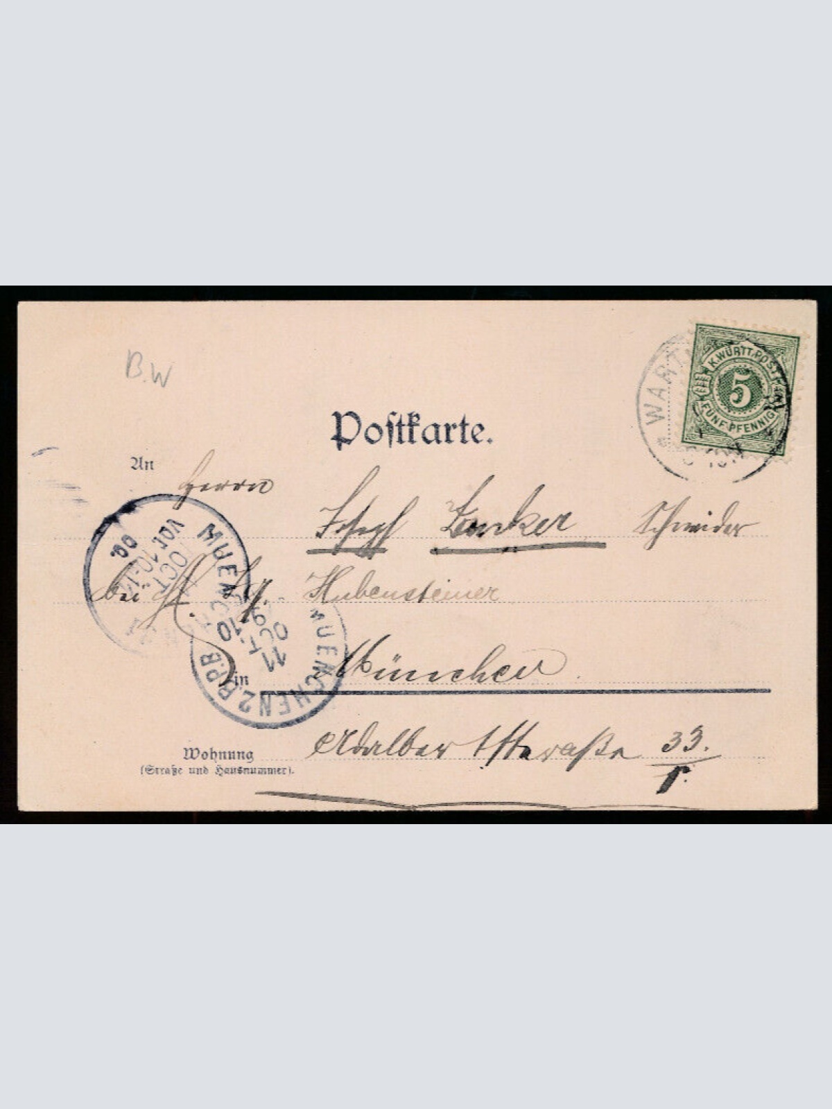 AK gruss aus Warthausen Baden-Württemberg (836)