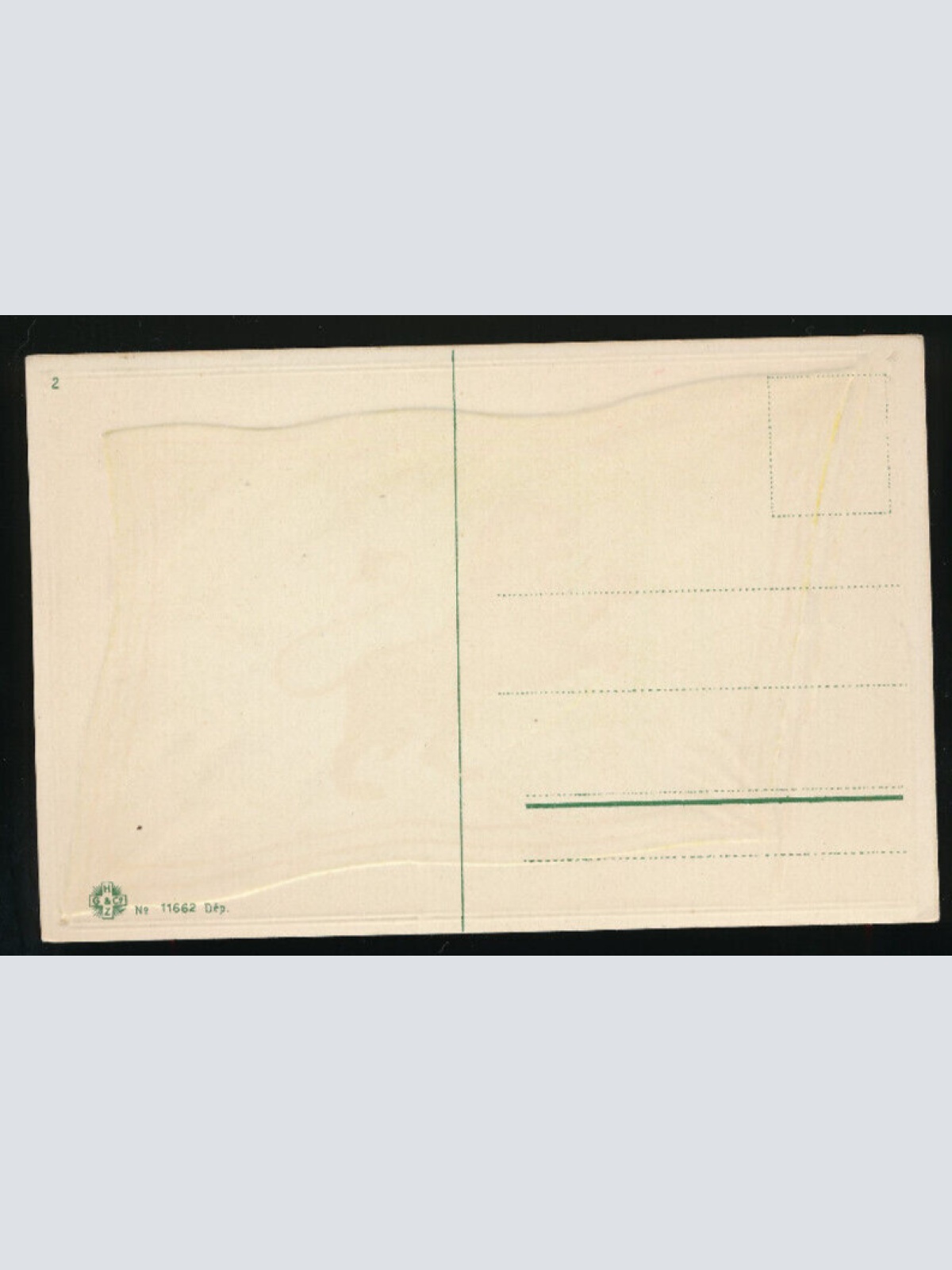 Präge-Karte Flaggen - Flaggs Schottland - Ecosse (332)