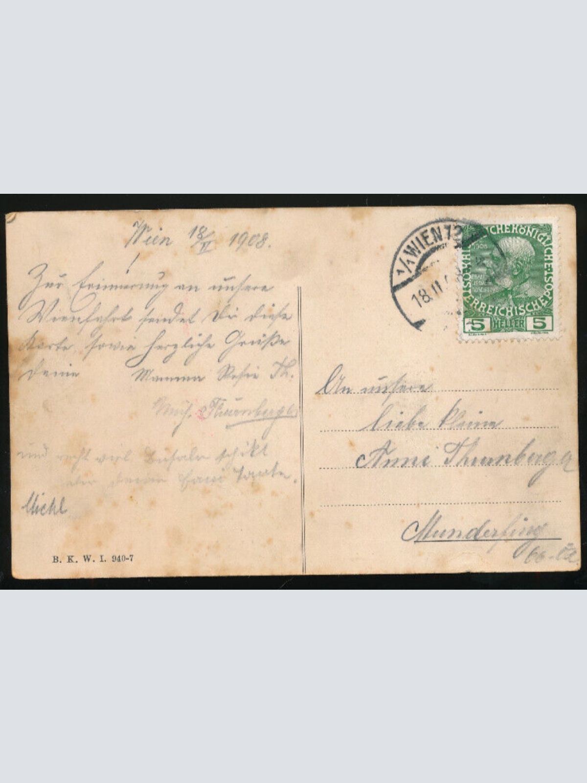 AK vom Kaiser Franz Josef im Kinderjahre 1835 (1511)