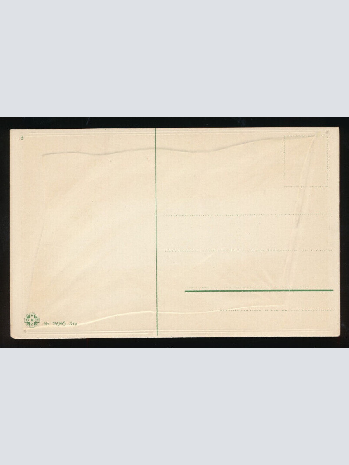 Präge-Karte Flagge - Flaggs Spanien - Espagne Flagge auf AK (454)