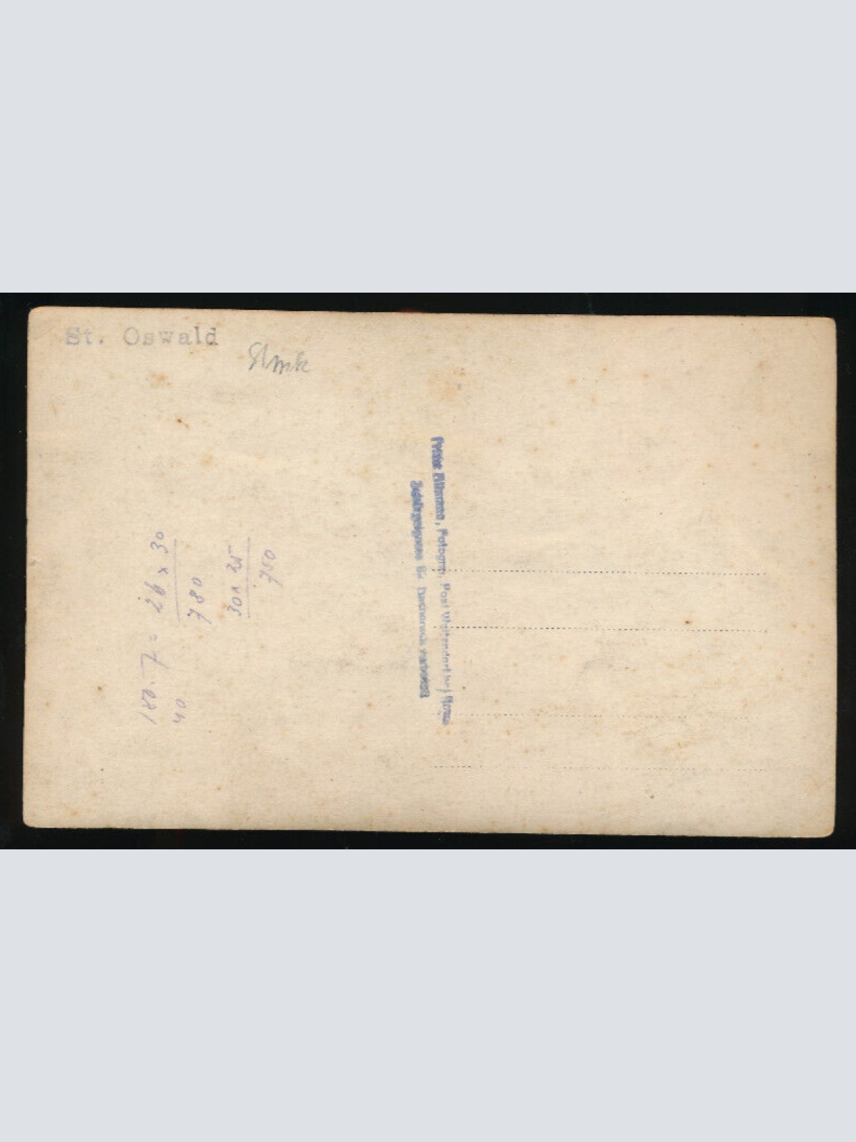 AK aus St.Oswald mit Kirche Steiermark (783)