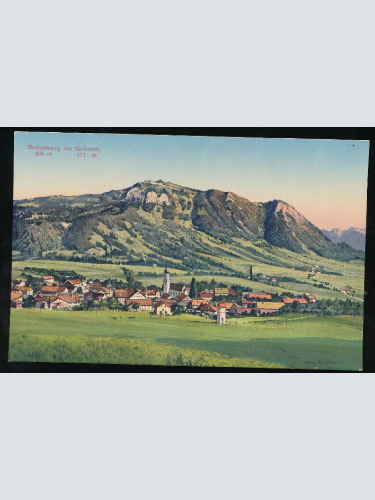 AK aus Rettenberg am Grünten Bayern (1380)