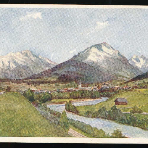 AK aus Tamsweg von Norden gegen die Kreuzhöhe Salzburg (785)