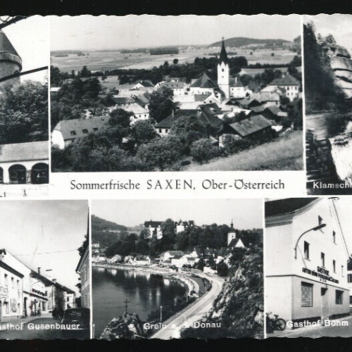 AK aus Saxen Mehrbildkarte Oberösterreich (1412)