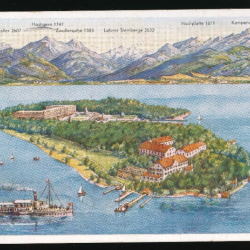 AK vom Chimsee Herreninsel Bayern (1381)