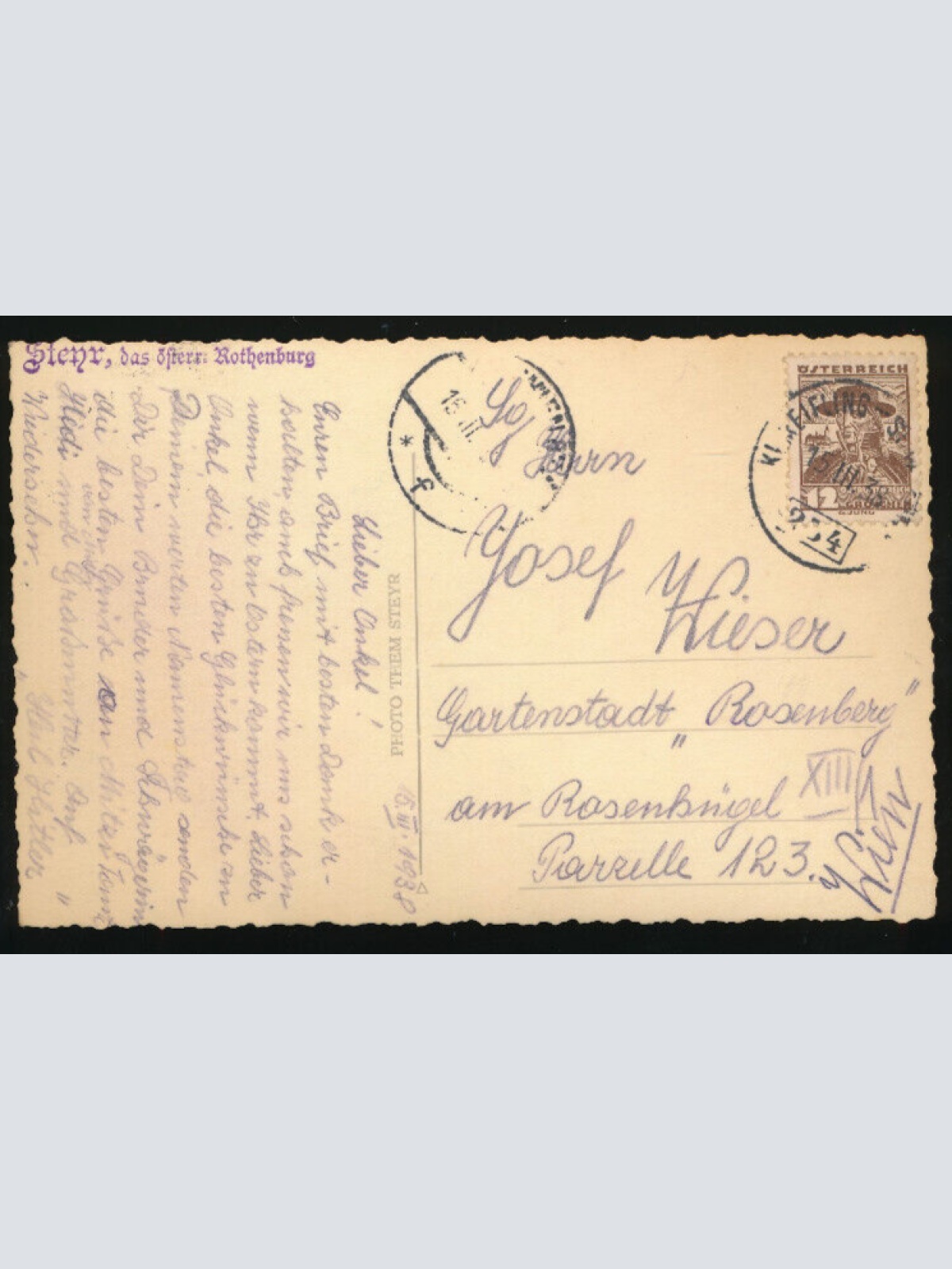 AK aus Steyr Oberösterreich (1635)