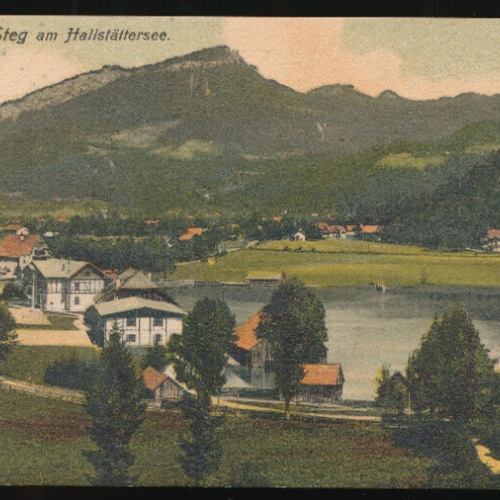 AK aus Steg Ferienhort am Hallstättersee Oberösterreich (1560)
