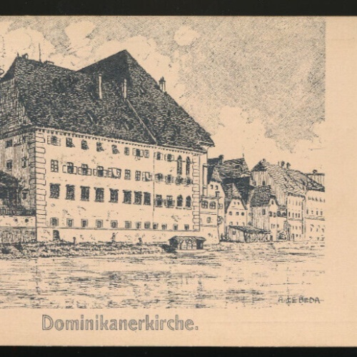 AK aus Steyr Dominikanerkirche Oberösterreich (1546)