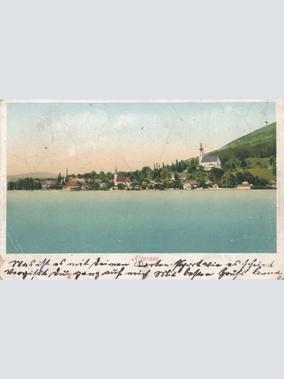 AK vom Attersee Oberösterreich (1582)