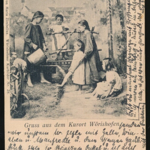AK gruss aus dem Kurort Wörishofen Bayern (1620)